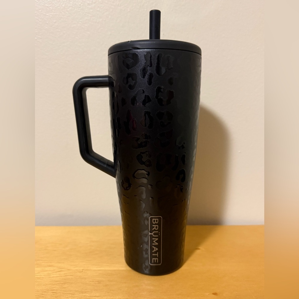 BrüMate Black Leopard Tumbler 40oz Era